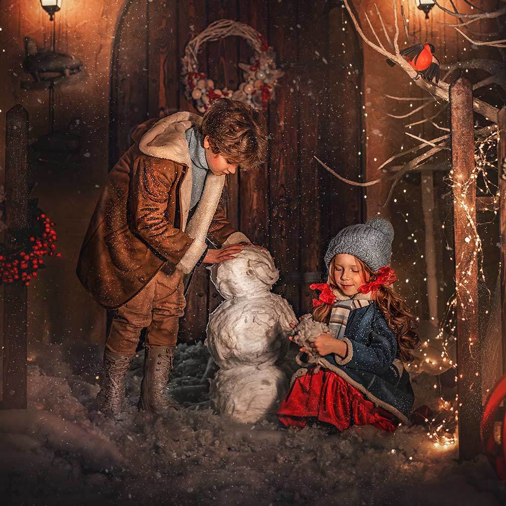 В гостях у снегирей