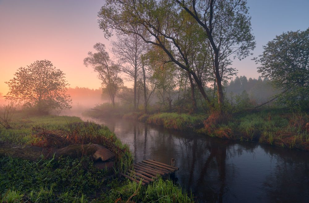 Немного о предрассветной реке ...
