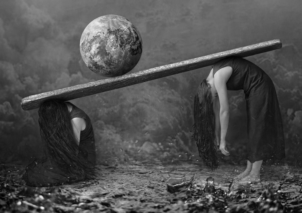 Carrying the burden of the world