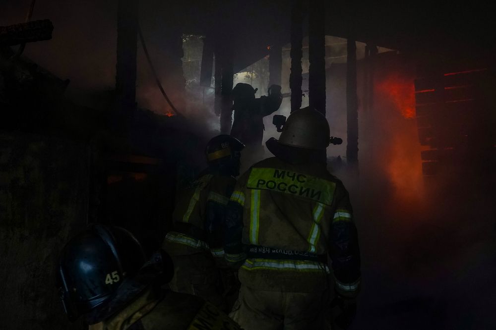 В чреве пожара