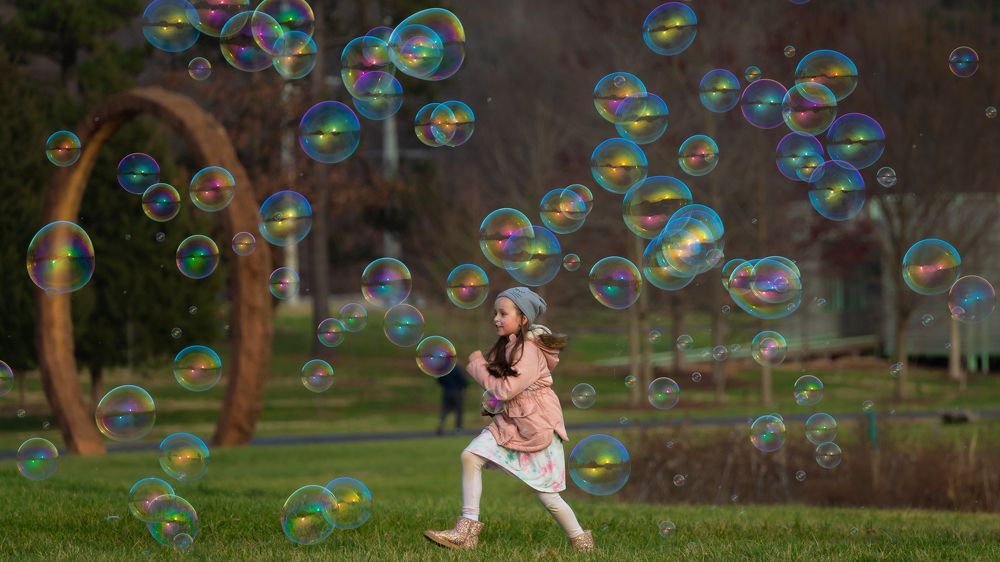 Bubble Girl in a Multiverse