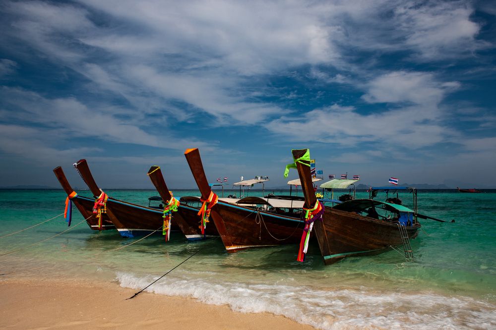 Традиционные тайские лодки