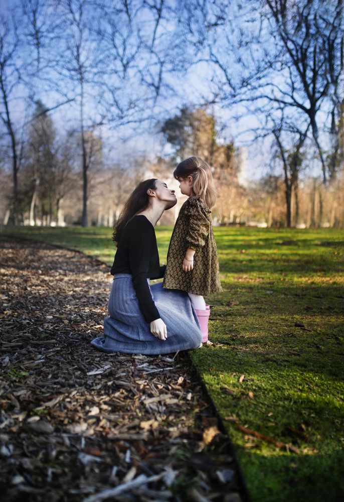 Natural light in the park