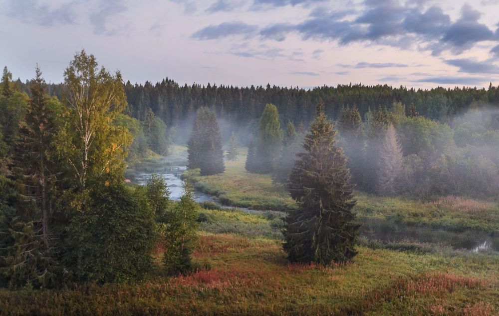 На рассвете