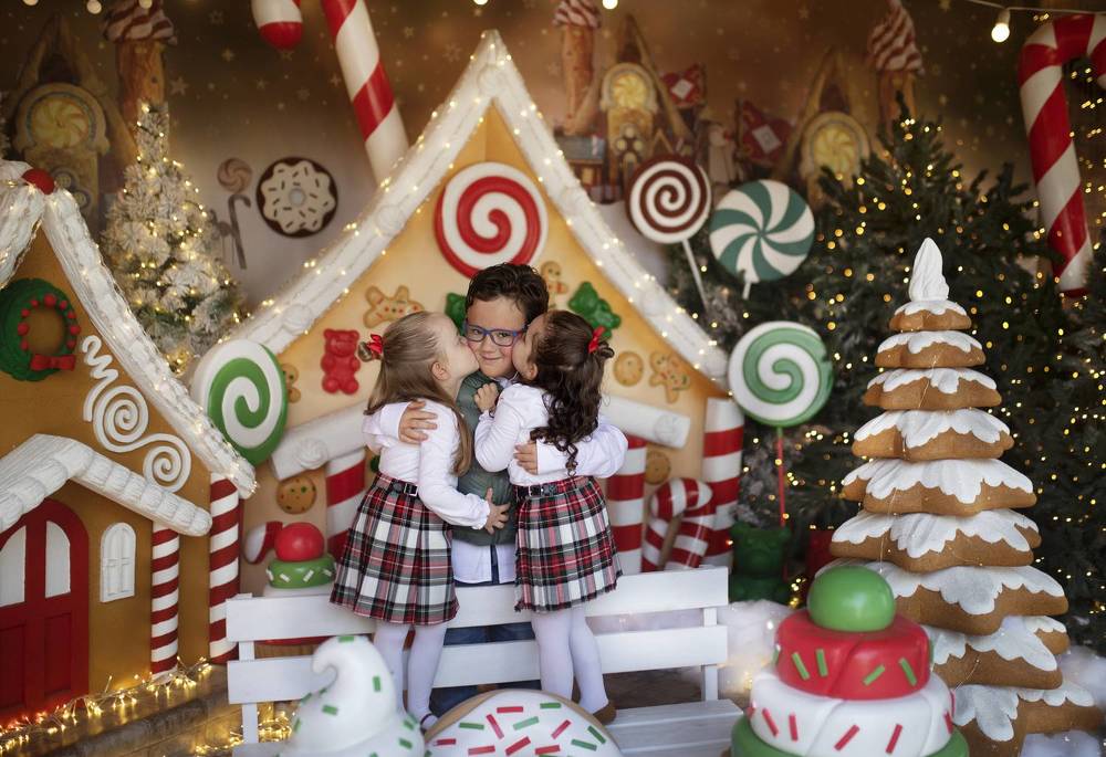 Siblings in Candyland