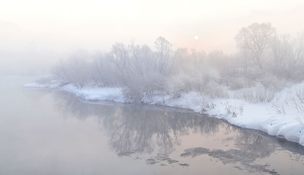 Туманное зимнее утро