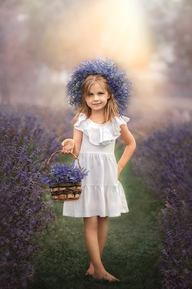 In the lavender fields