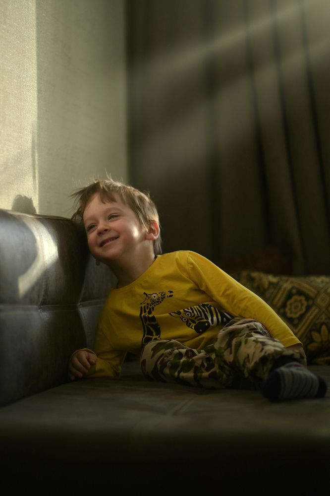 In the kitchen, before Christmas