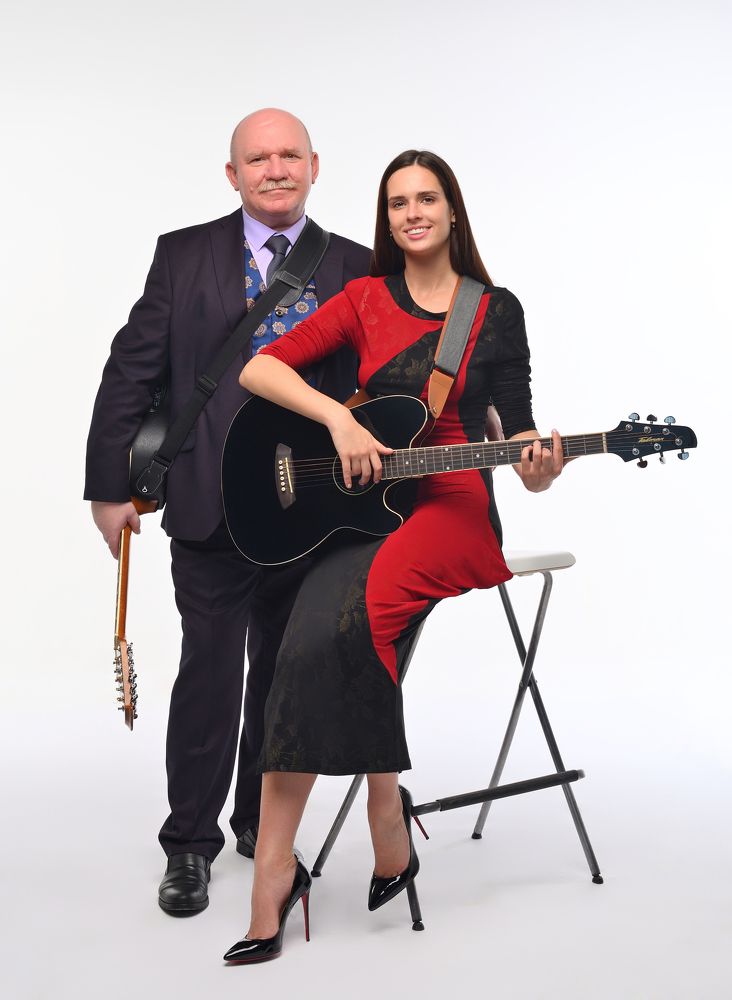 Фото музыкального дуэта на афишу