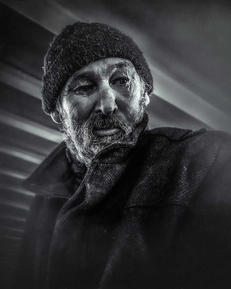 Бездомный человек