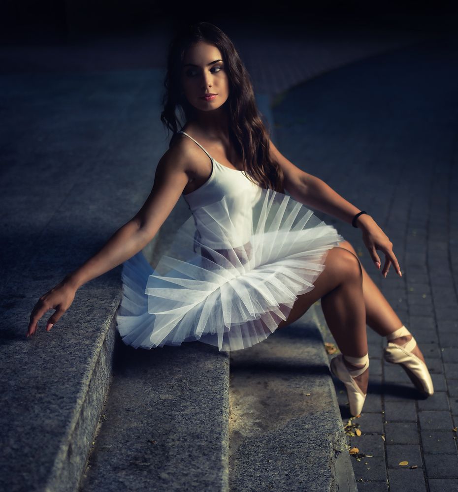 Ballerina in the shadows