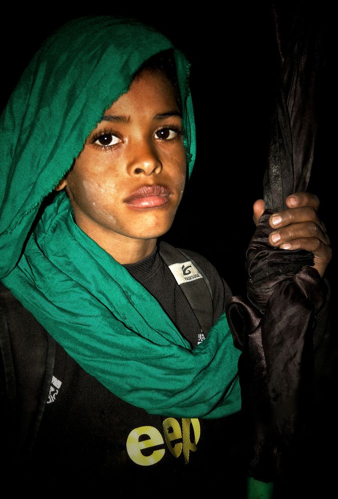 Waiting for hope... Yes, he is waiting