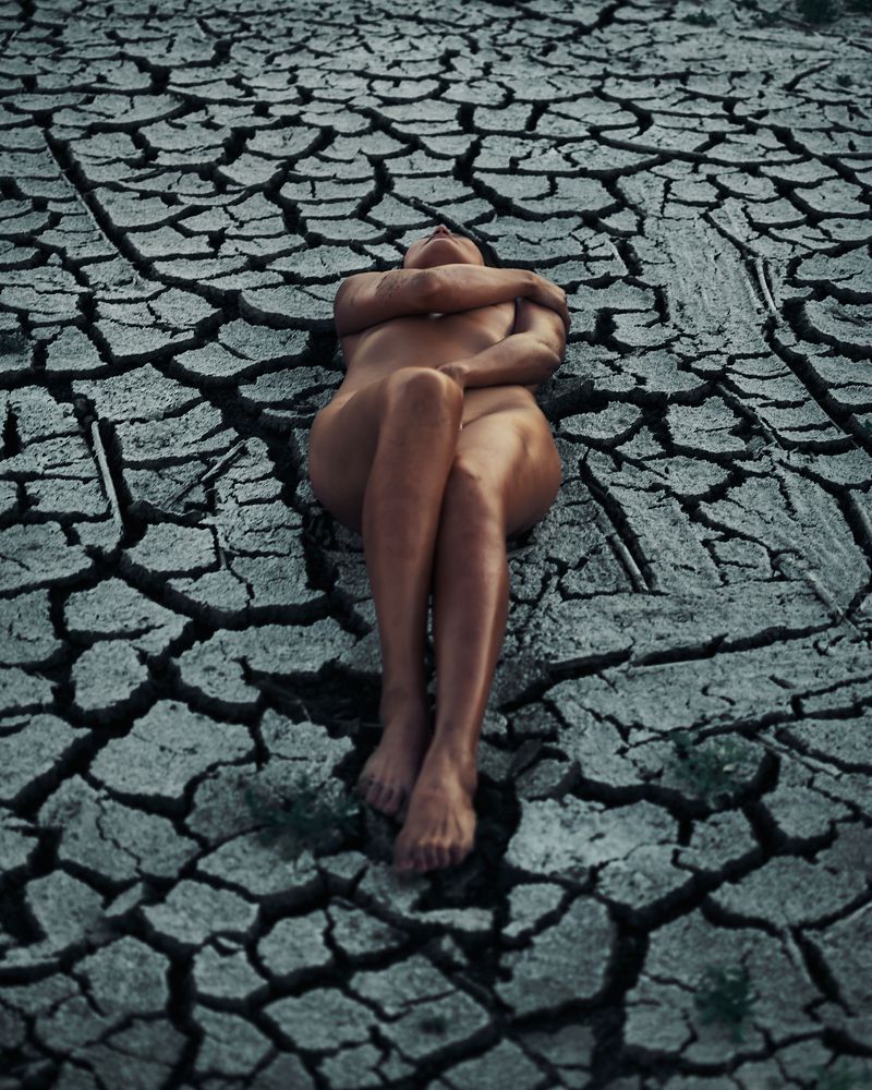 Dried up lake Big Taldykol City of Astana