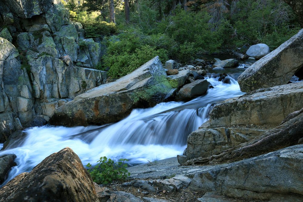 Creek in California at Tahoe Lake.