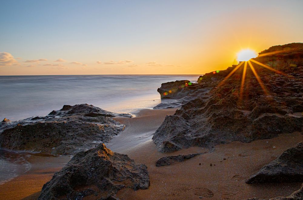 Morning in persian golf
