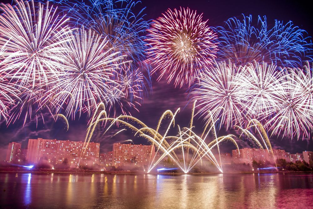 Фестиваль фейерверков. Москва.