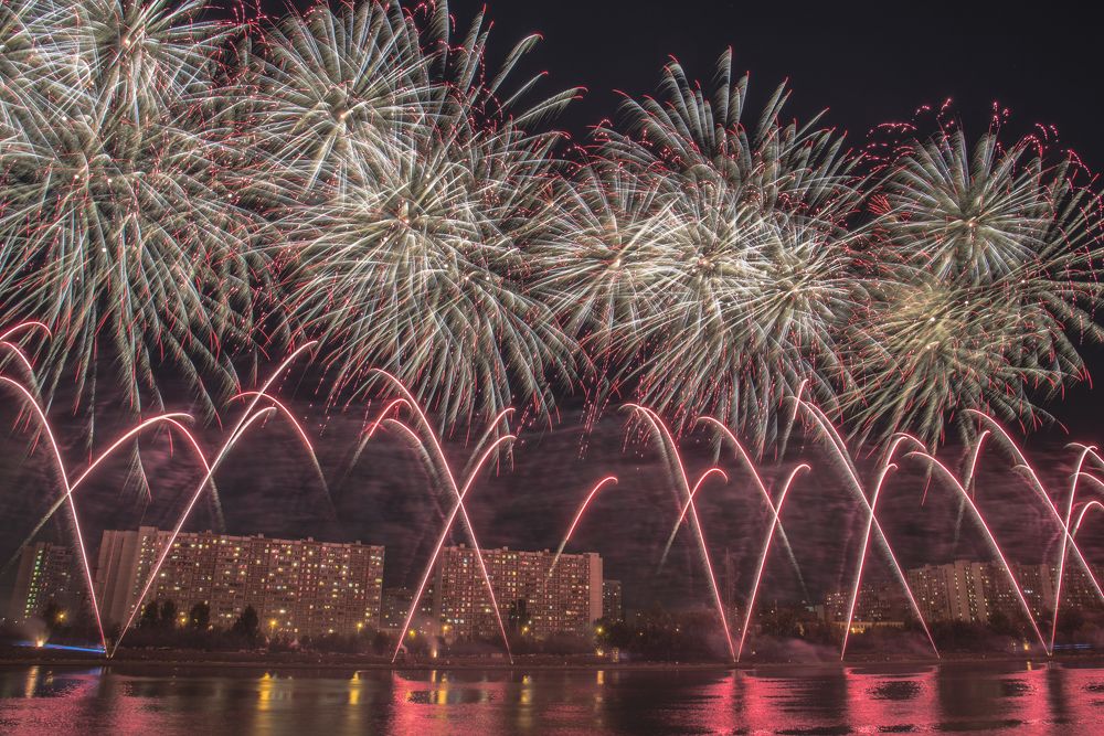 Фестиваль фейерверков. Москва.