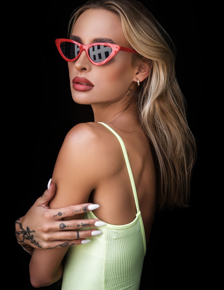 I wear my sunglasses