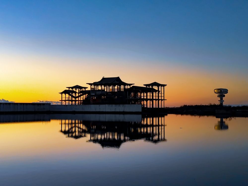 Sunset of Pagoda