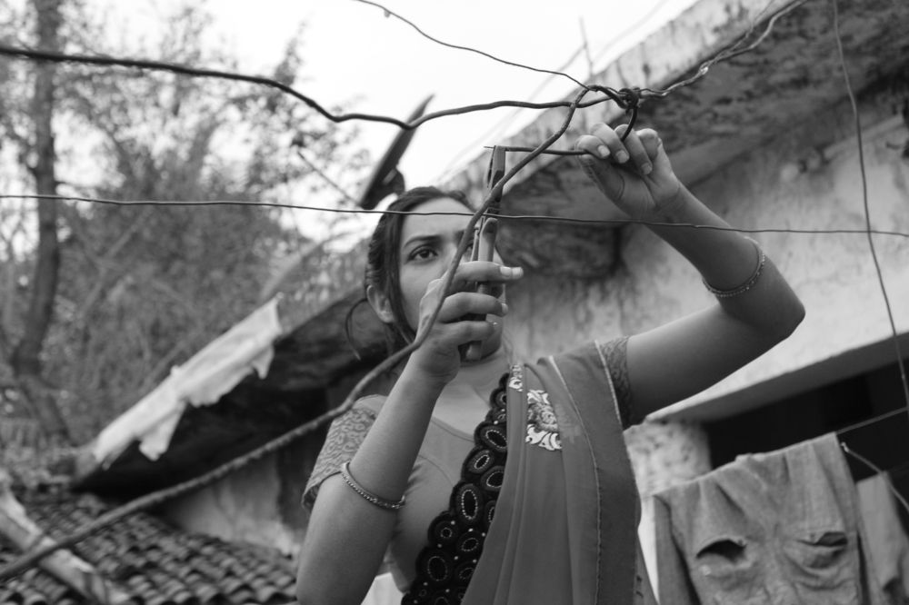 Daily Life Of A Indian Village Women.