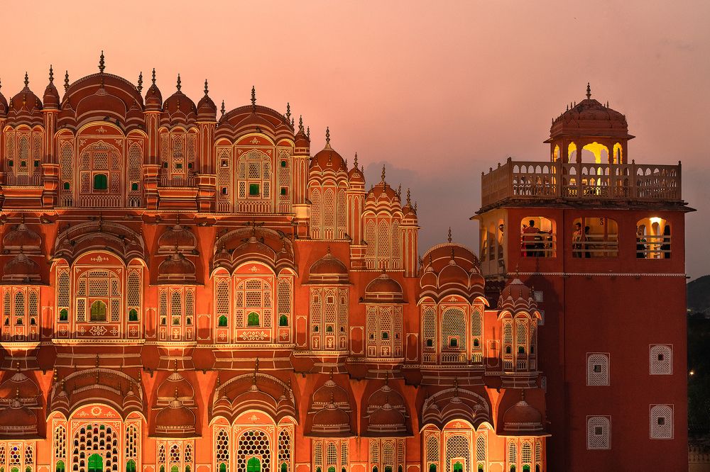 Dusk over Hawa Mahal