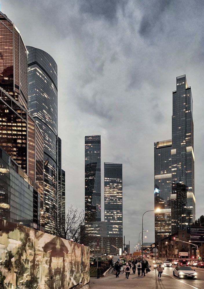 Москва сити.