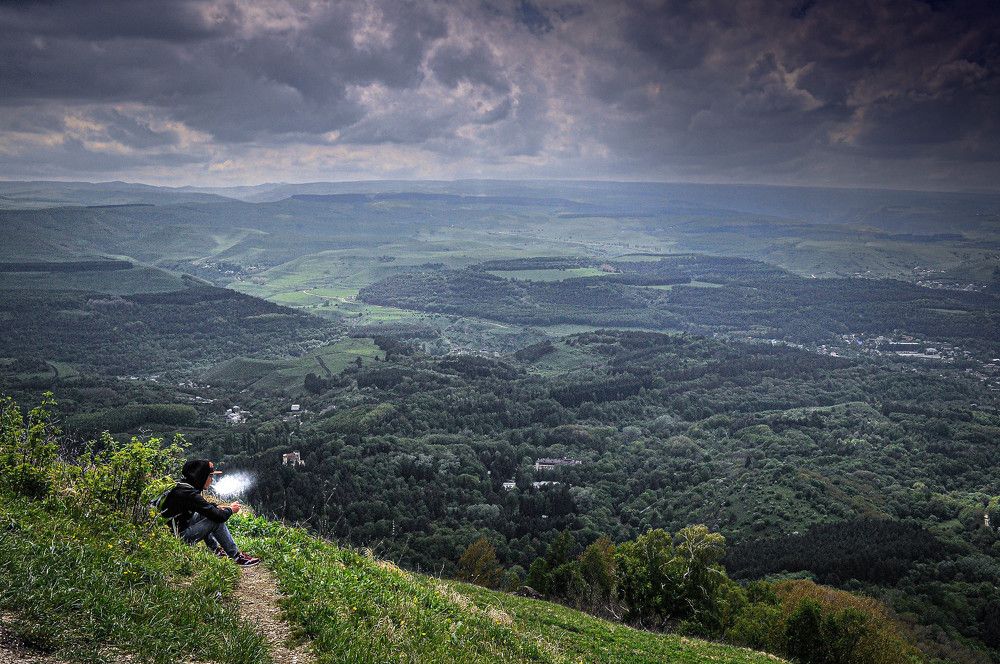 Перекур в горах.