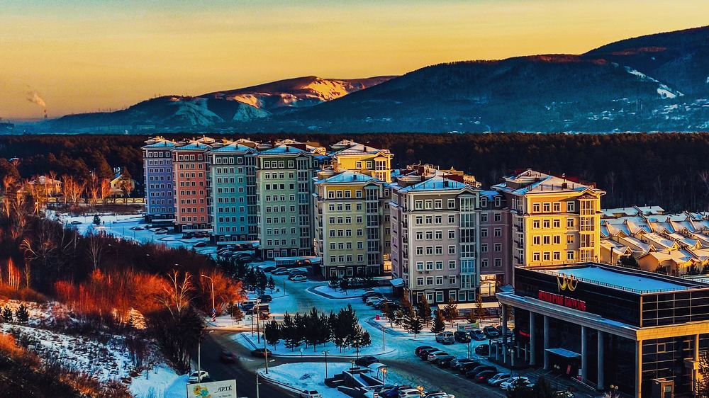 Вечерняя архитектура