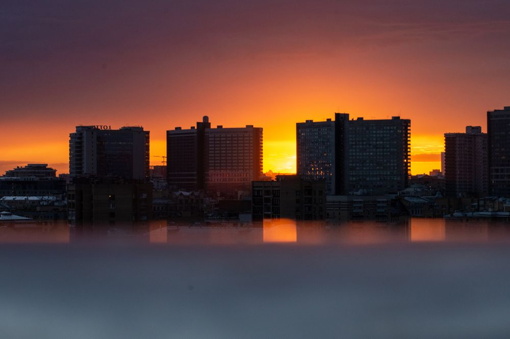 Город в огне