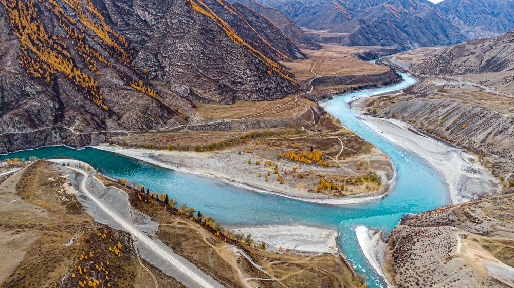 Слияние рек Чуя и Катунь