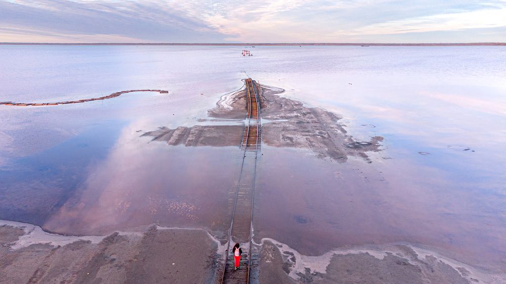 Розовое озеро, Алтай