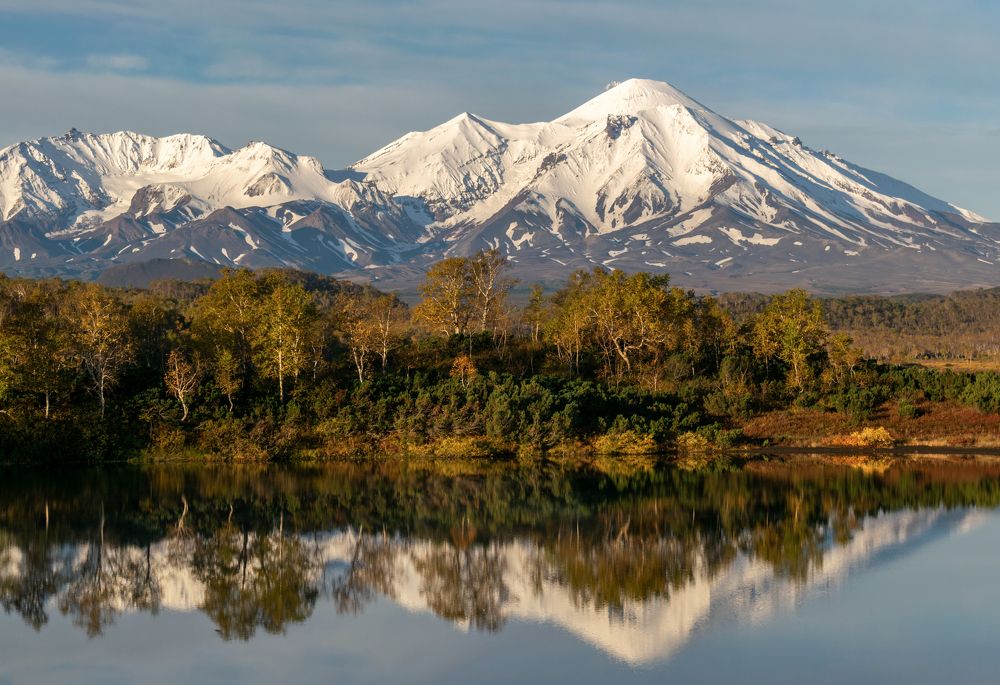 Утро на озере
