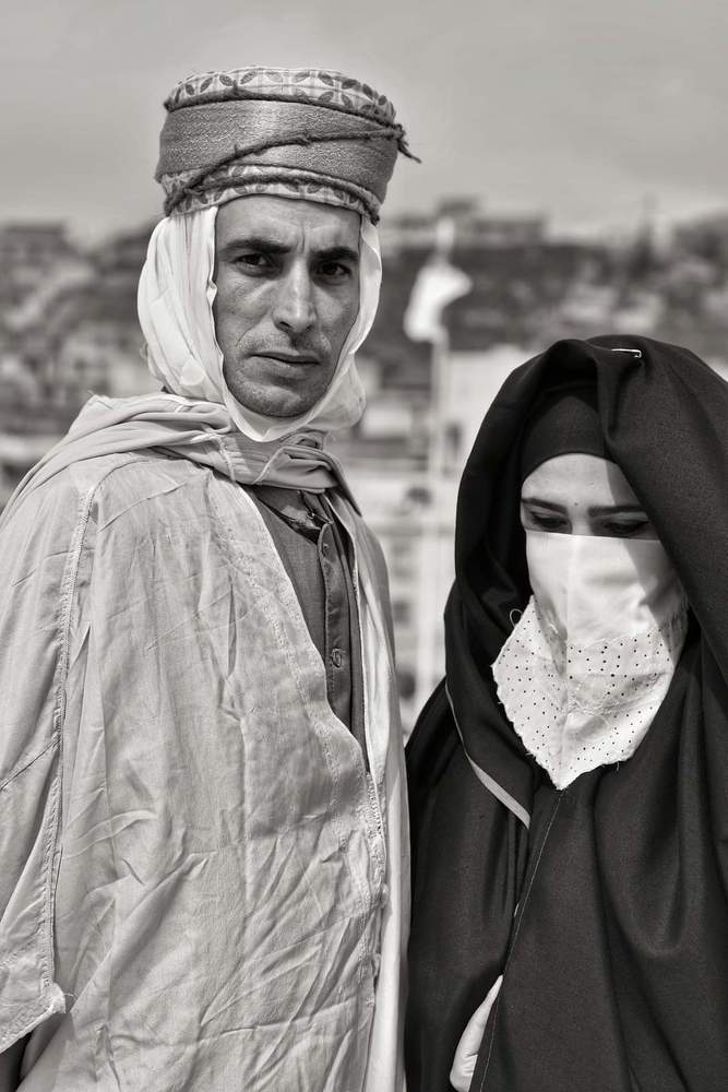 Traditionnelle tenu algérien