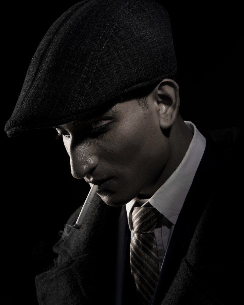 Peaky Blinder theme photoshoot.