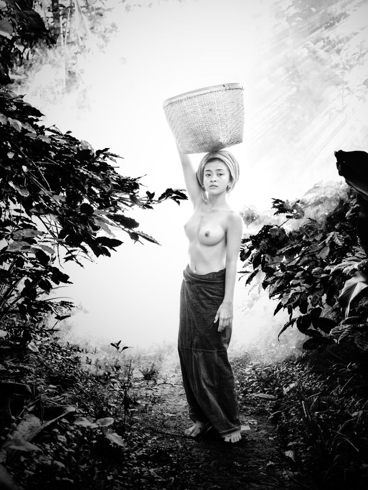 Balinese Coffee Farm worker