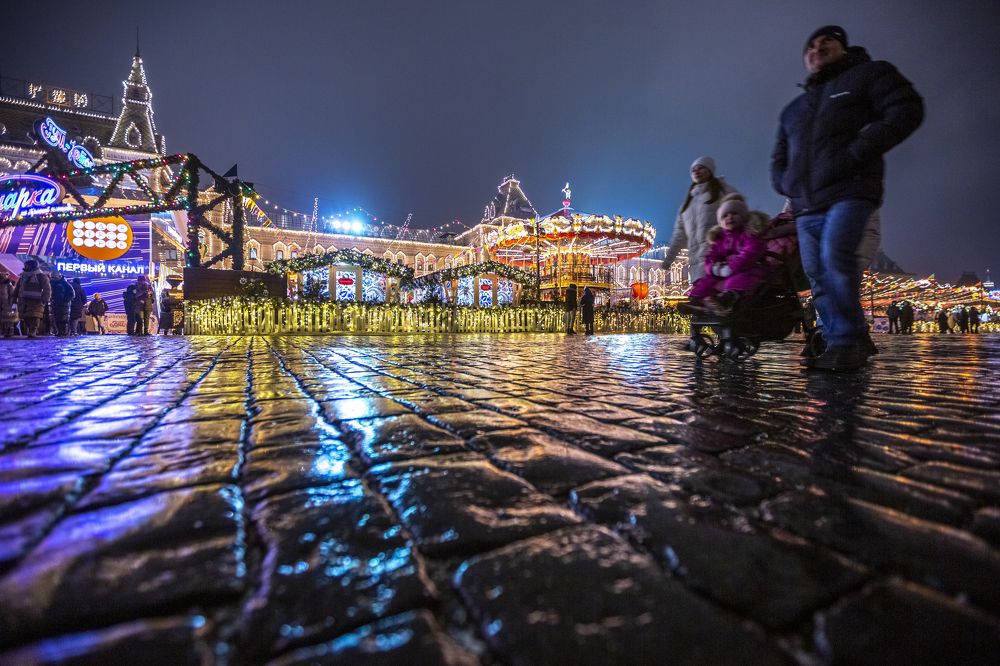 Новогодняя красная площадь