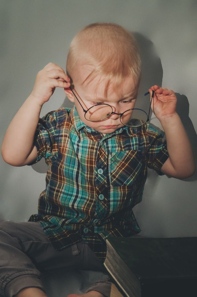 Мишутка и очки.