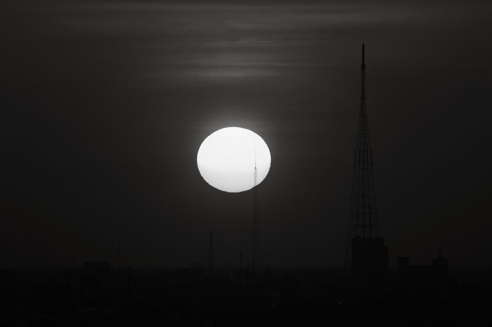 City sunset