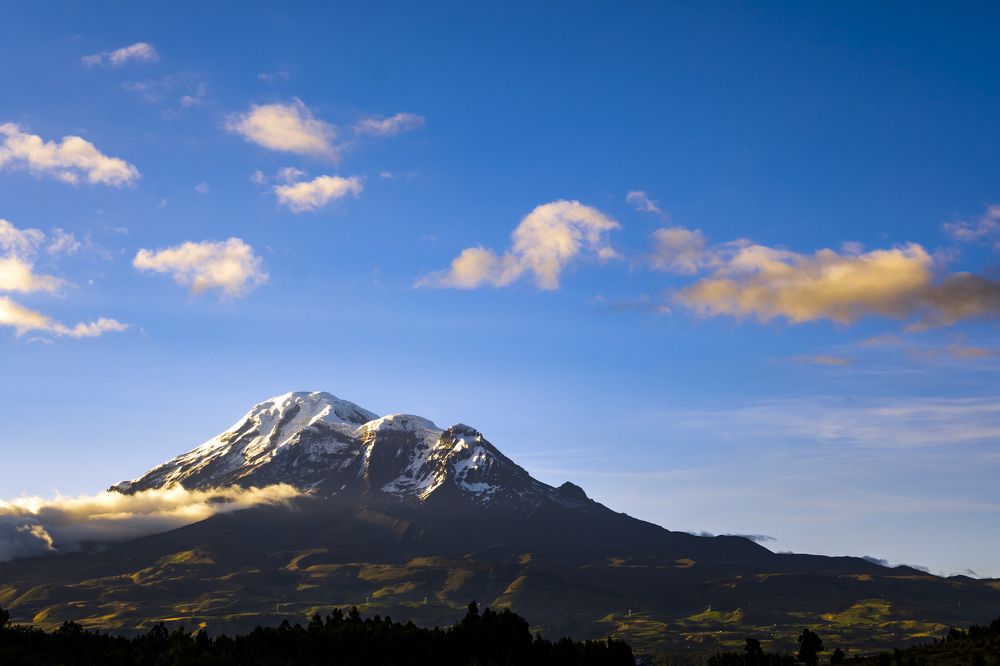 Chimborazo, nevado mas alto de la cordillera de los andes