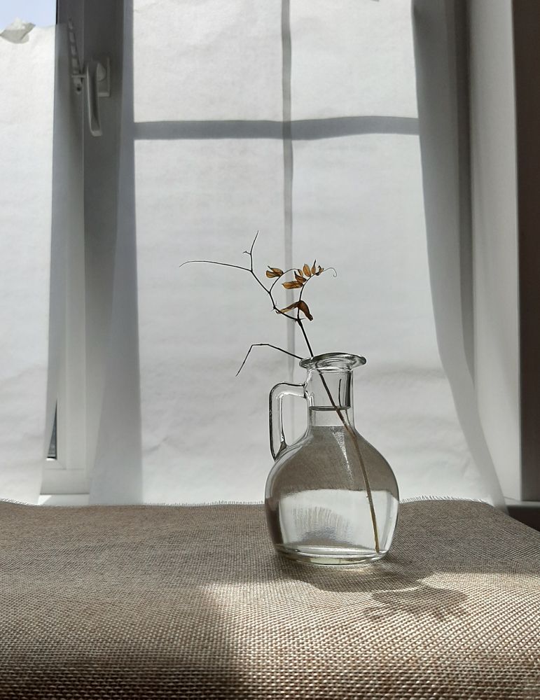 Кувшин с веточкой