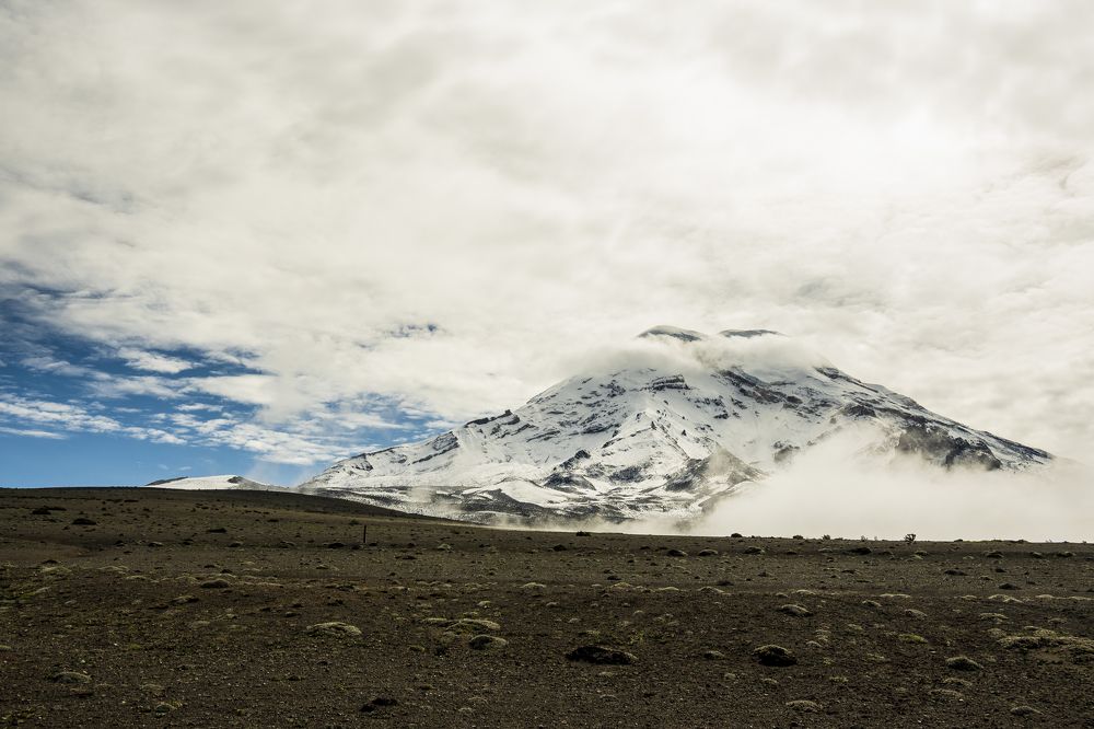 Volcán Chimborazo al amanecer