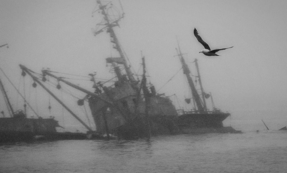 Кладбище погибших кораблей. о.Шикотан