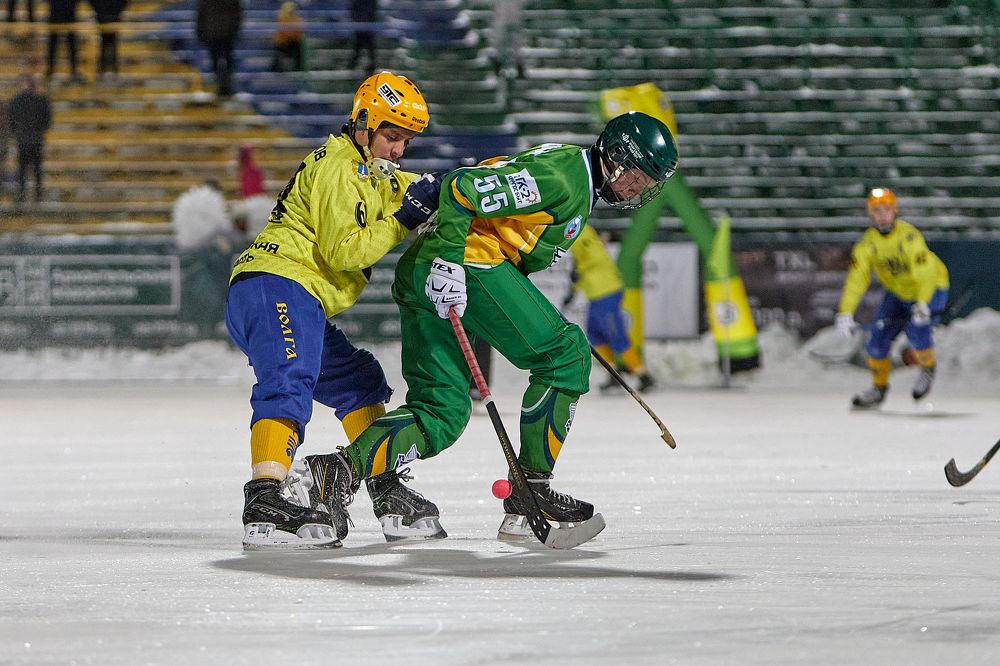Хоккей с мячом. Водник - Волга 1/4