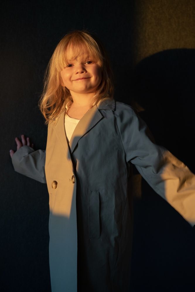 Портрет Агаты в свете заката