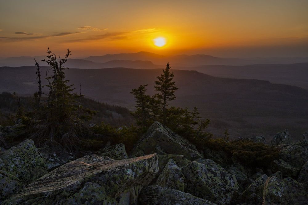 Утро в горах