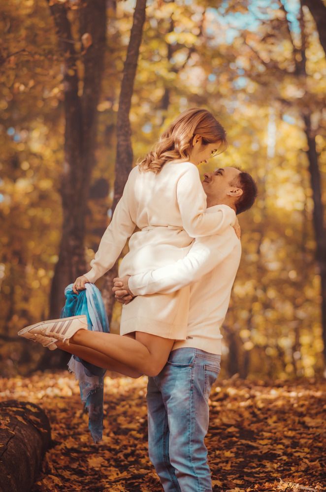 В осеннем лесу