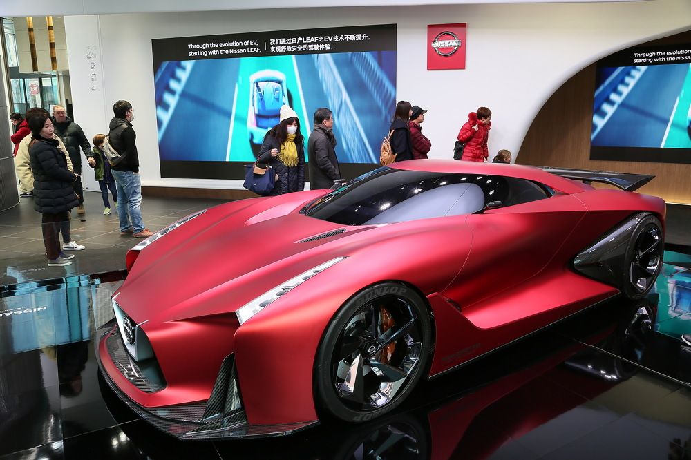 Канцепт кар в салоне Ниссан