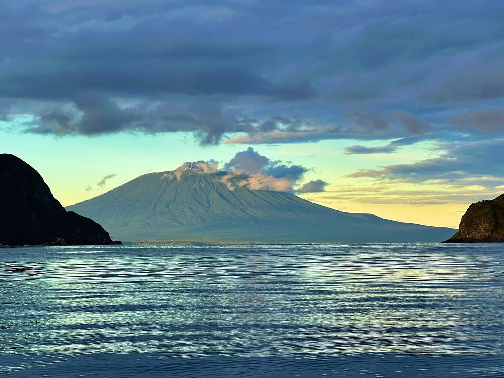 Вулкан Тятя . Кунашир . Курилы