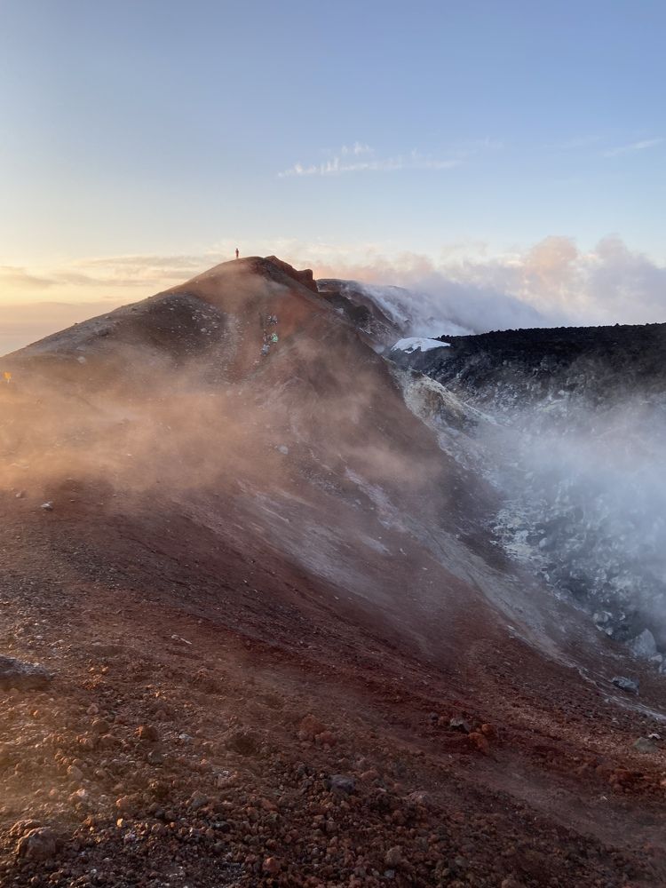 Кратер Авачинского вулкана