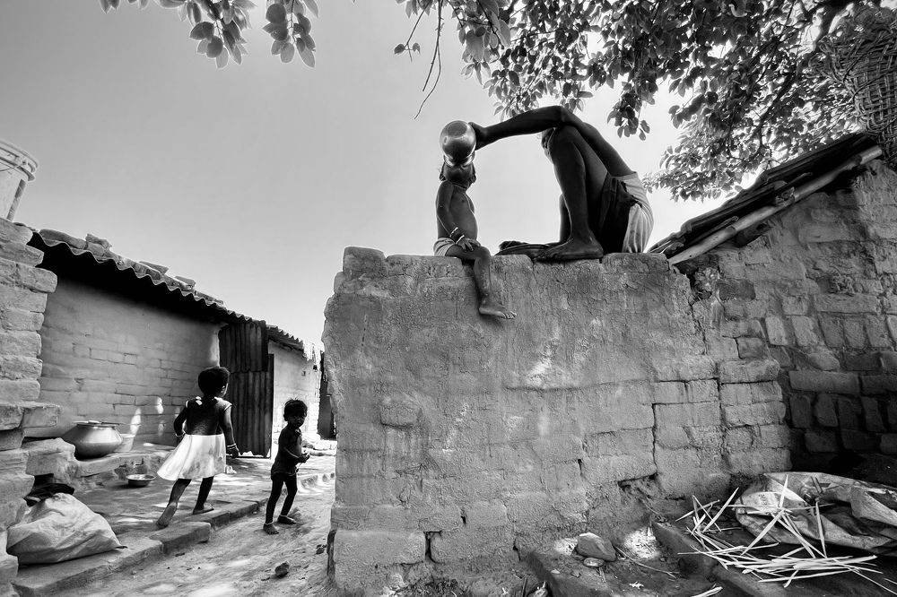 Children of a daily labour